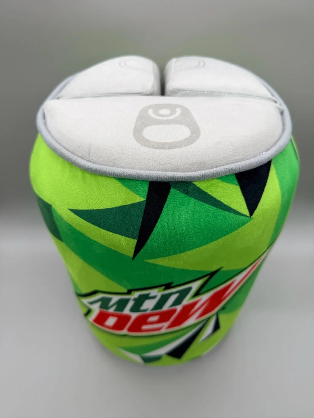 Mtn Dew x Snuggie 2-in-1 Pillow & Lap Snack Tray Soda Can Plush Novelty 13x8 HTF